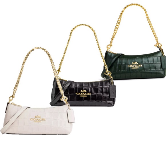 NWT COACH Charlotte Leather Shoulder Bag - Picture 9 of 9